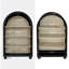 Petite armoire arquée noire Demarko
