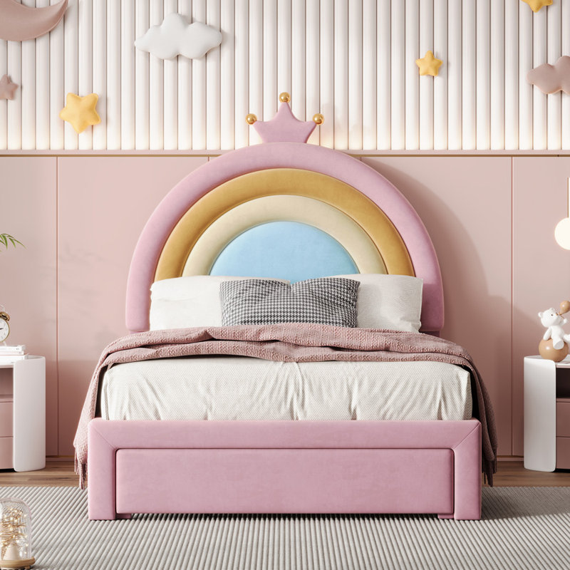 Rabbit-Shape Bed (Pink), Twin