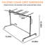 Chariot en métal pour chaise pliante, chariot pliant pour chaise-128994696