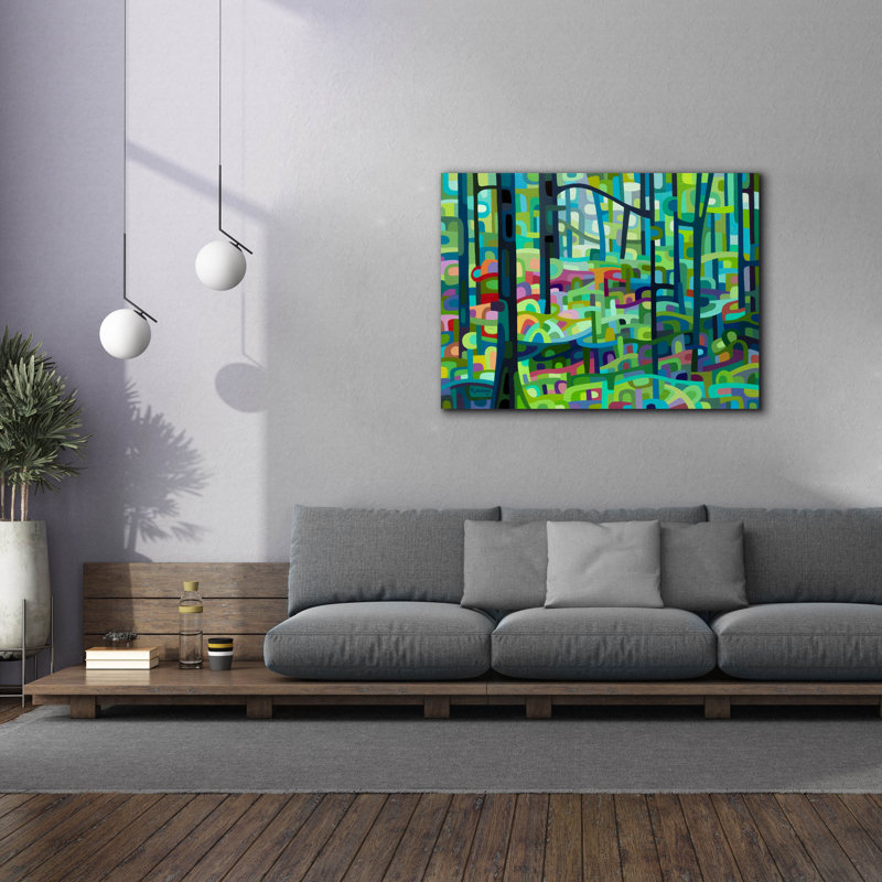 «Epic Graffiti 'Celadon Morning» par Mandy Budan, Ca Celadon Morning par Mandy Budan - reproduction d'art sur toile tendue