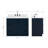 Ariel Kellie 43 Inch Single Oval Sink Bathroom Vanity With Pure Quartz Countertop-105988785