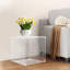 Table d'appoint carrée, table d'appoint polyvalente en fer, table de bout carrée-597416037