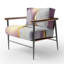 Cress - Fauteuil d'appoint rembourré en marbre-1850702119
