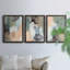 «Morning Swim I», ensemble de 2 peintures sur toile encadrées-614128674-614128672