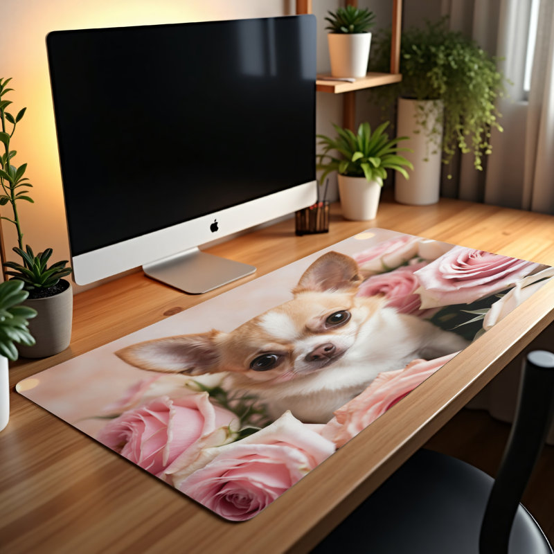 Polyester Desk Pad, 31.5x15.5