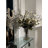 White Magnolias In 16" Glass Cylinder