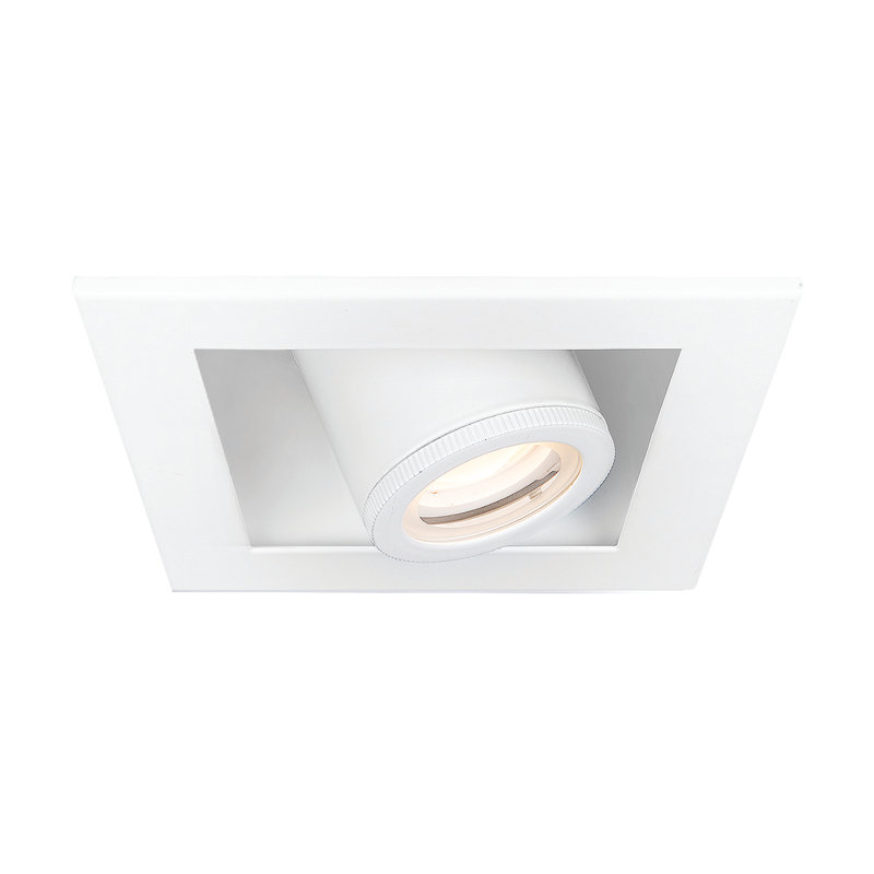 Moteur à silo à DEL et boîtier encastré de nouvelle construction invisible, 2700 K, Blanc et blanc, 14 W