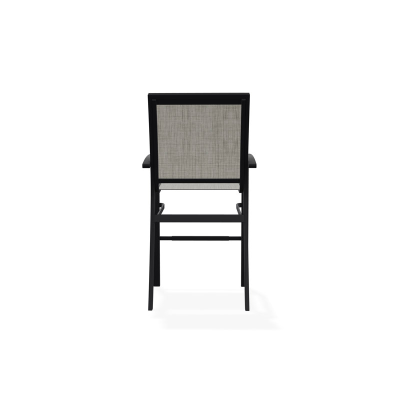 Kendall Outdoor 26'' Counter Stool, Black, Smoke