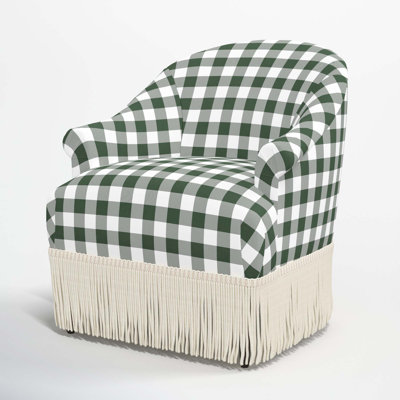 Callie Cotton Upholstered Barrel Chair
