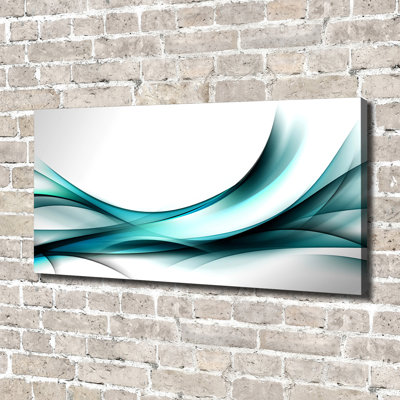 Waves Abstraction - Wrapped Canvas Print