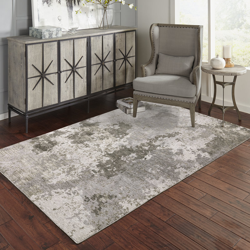 Gwern Abstract Indoor Rug, Rectangle 9'10" x 12'10"