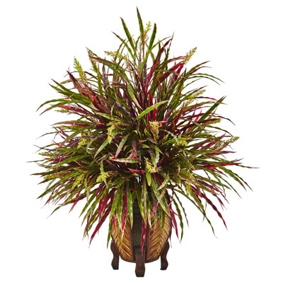30 " H Faux Onion Grass