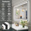 Miroir de salle de bain Tyeishia Matte-436254623