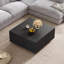 Table basse carrée 33,25 po à 4 tiroirs