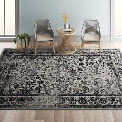 Tapis gris / noir Heidler