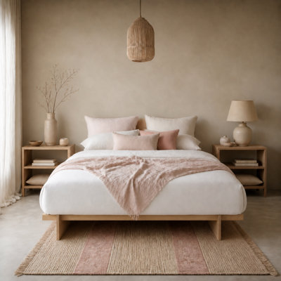 Minimalist Mortise-and-Tenon Platform Bed