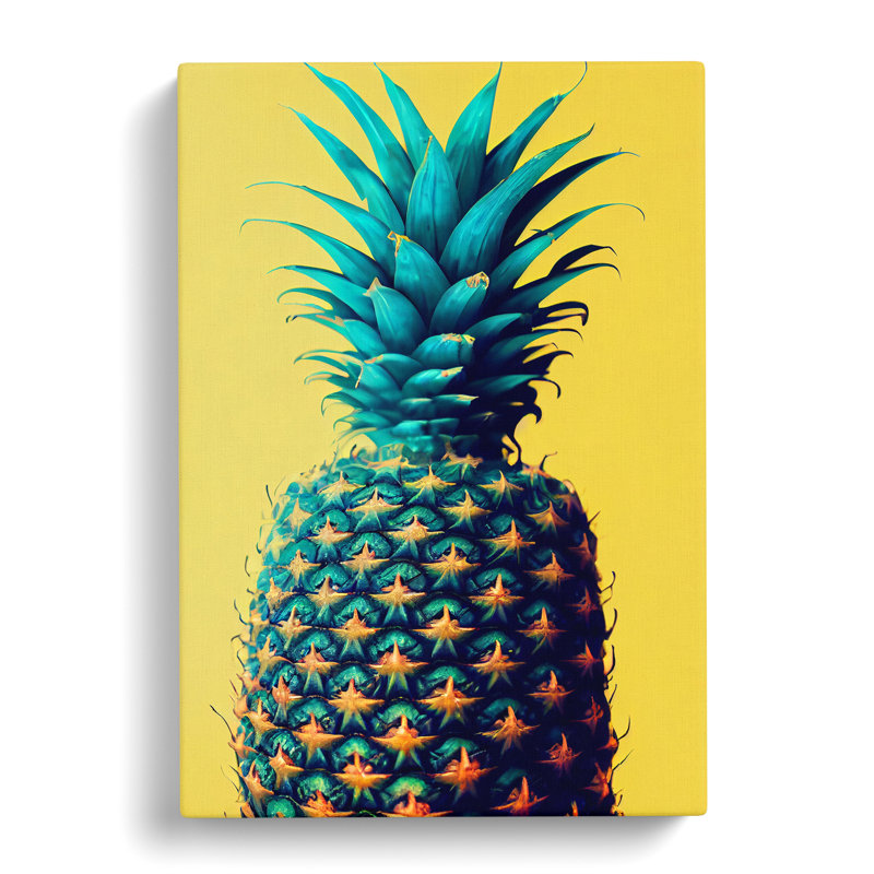 Pineapple - Wrapped Canvas, 76cm H x 50cm W x 3cm D