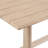 70.8" Solid Wood Outdoor Dining Table