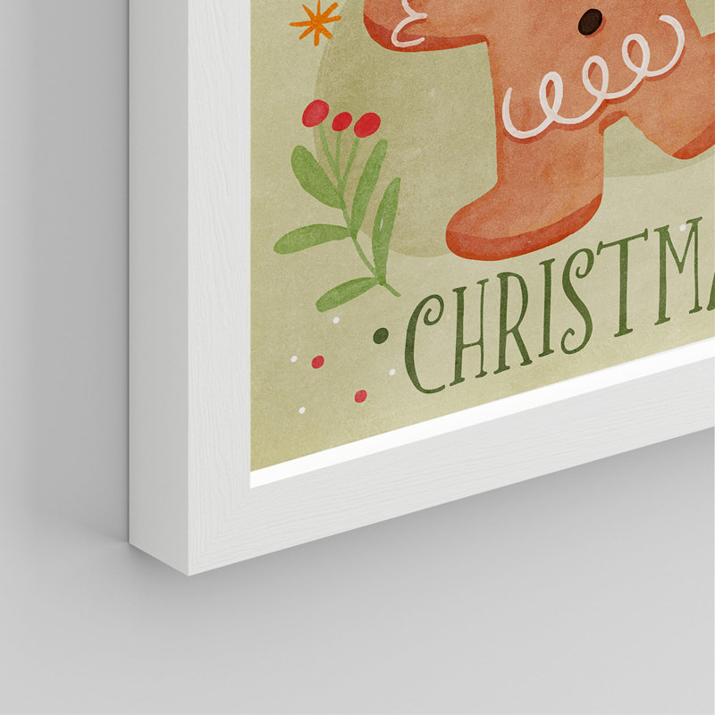 Christmas Christmas Christmas, H 16 po x l 12 po, Blanc