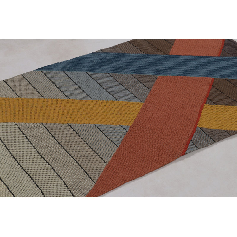 Modern One-of-a-Kind 3'3X6'2 Hand Knotted Area Rug