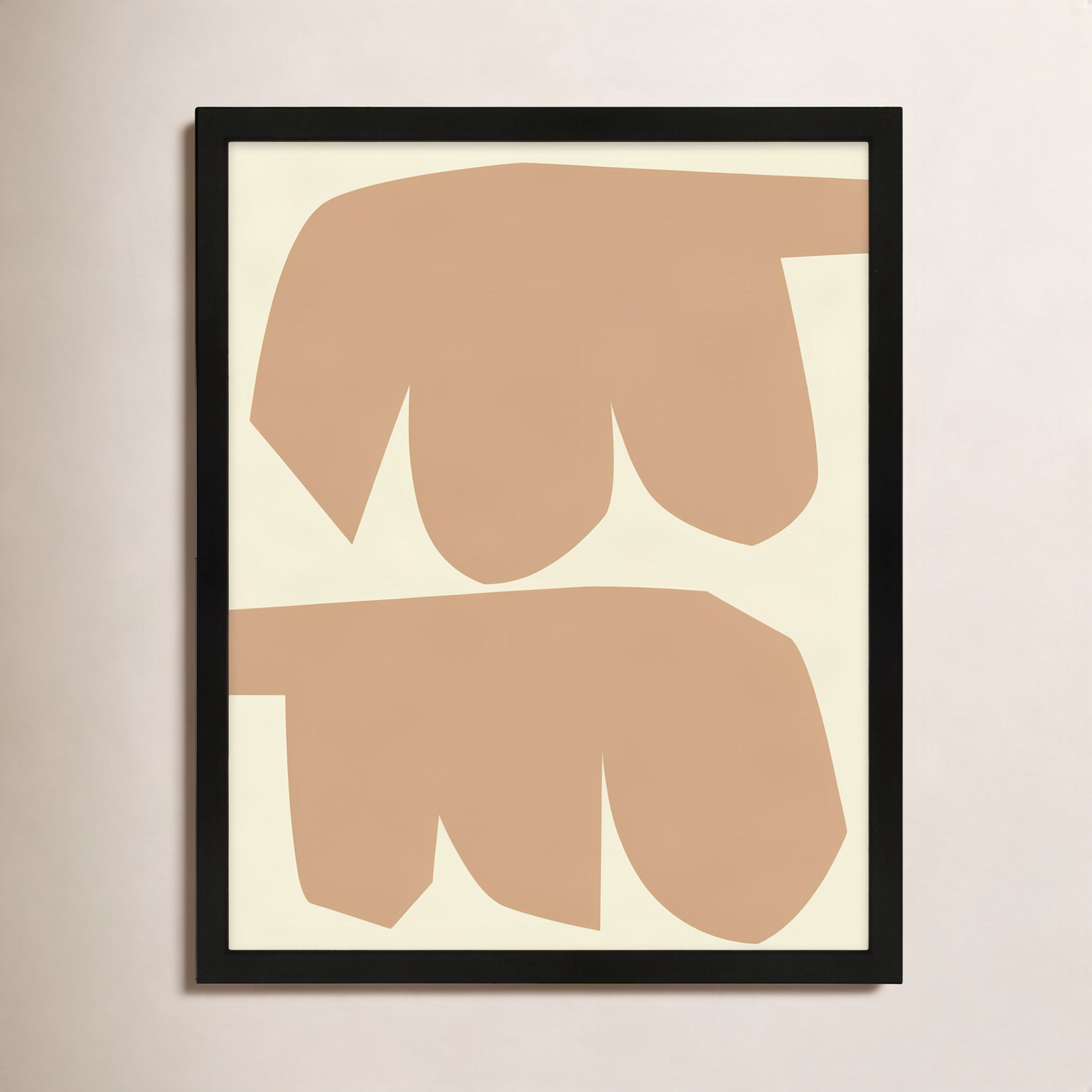 Component 1 by Michael Kempen, 38"H x 30"W x 1.25"D, Black Framed