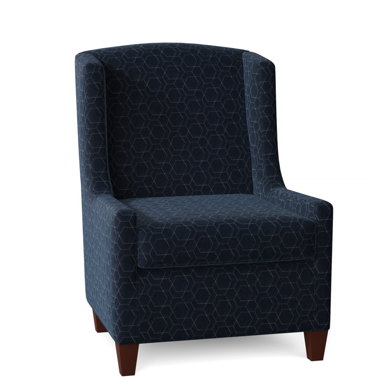 Sweetwater Wingback Chair, Tweetie 7 Tan Performance Velvet, Manhattan, Yes