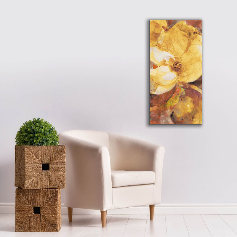  «Fall Garden 1» par Albena Hristova, art mural sur toile, 20 po x 40 po