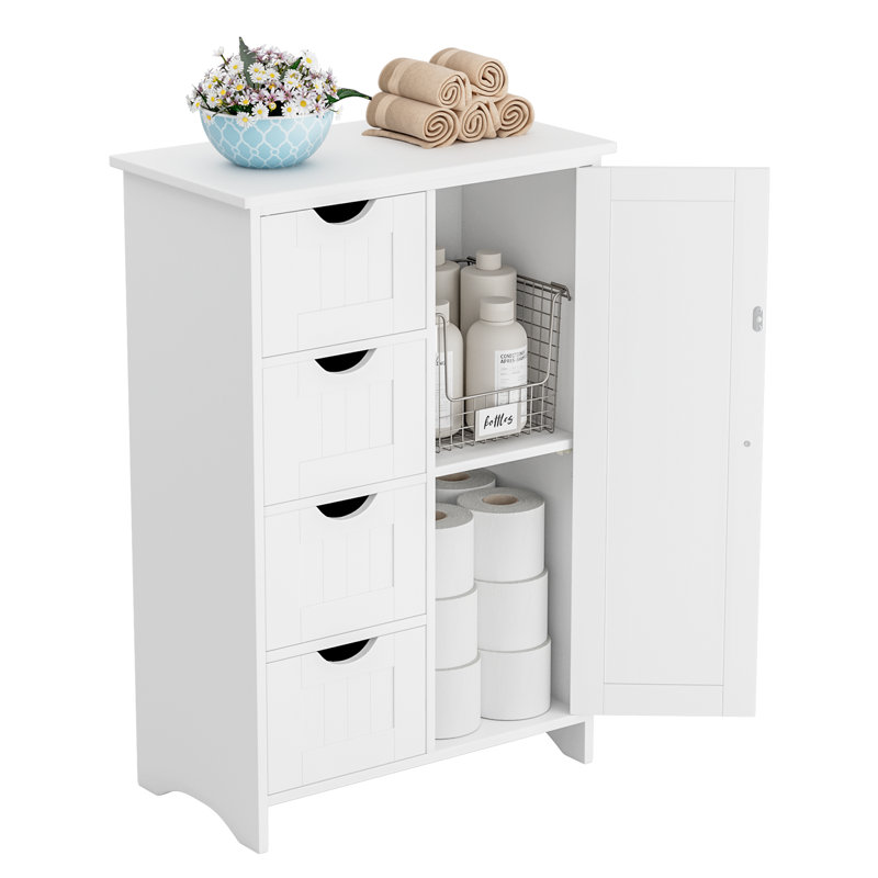 Kadie Bathroom Cabinet, White