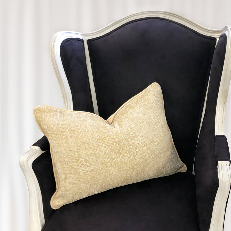 Ewoud Feather Throw Pillow, Cream