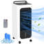 Refroidisseur d'air en plastique ABS blanc l 10 po x P 11,2 po x H 26,2 po