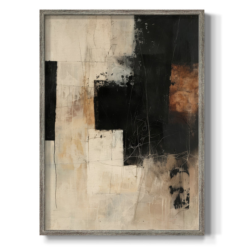 Reproduction encadrée ABSTRACT Series CECXLV - bois massif, H 30 po x l 24 po