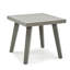 Table d'appoint d'extérieur 1 pièce en aluminium