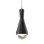 Luminaire suspendu à 1 lumière avec accents métalliques Breeona