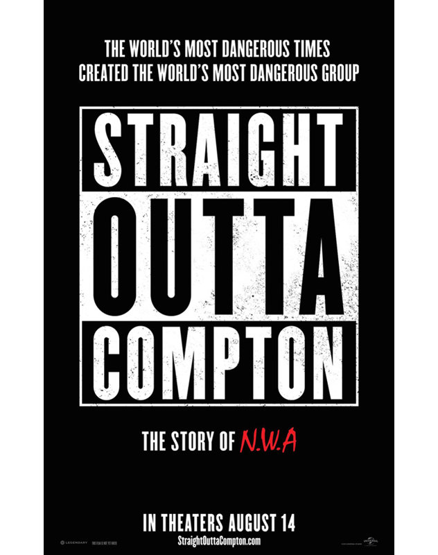 Straight Outta Compton, 18" H x 11" W