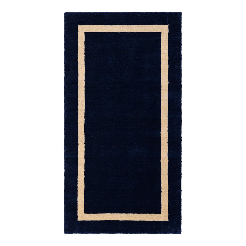Tapis en laine naturel Jill Zarin Somerset, Tapis de couloir 2 po x 4 pi 1 po