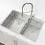 Évier de cuisine encastré à double cuve encastrable 33 po x 19 po