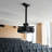 Mount-It! Heavy Duty Projector Ceiling Mount 29.3" to 45.1" Length, Black
