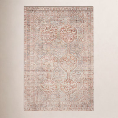 Chris Loves Julia x Loloi Jules Tangerine Mist Rug