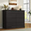 Ensemble de chambre à coucher 4 pièces Dornisha, 2 commodes 5 tiroirs H 48,4 po et ensemble de tables de chevet 2 tiroirs avec station de charge-906890287-911388636
