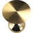 Kalup Gold Round Stainless Steel Side Table with Brushed Finish and Artistic Pedestal Base, Modern End Table for Living Room or Bedroom, No Assembly Required-1215072172