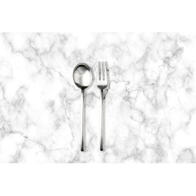 Due 2 Piece Stainless Steel Hostess Set