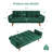 Tarantino Twin 75.3'' Upholstered Split Back Convertible Sofa-184895332