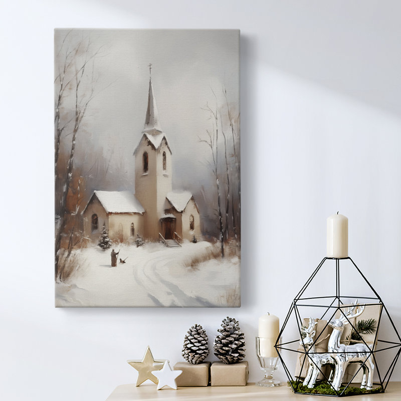 Art des Fêtes de Noël - Toile tendue avec châssis - Série 2-CECXLI, H 48 po x l 32 po