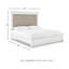 Lit tapissier standard Atas-1500624607