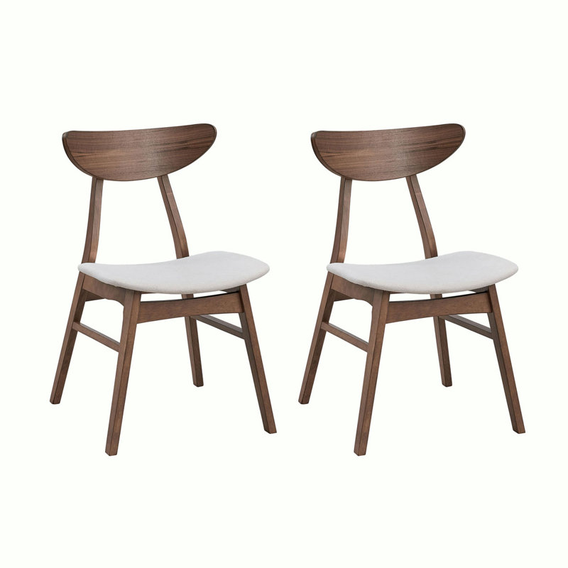 George Oliver Wooden Frame Upholstered Dining Chairs set of 2 (Set of 2)