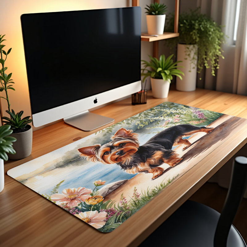 Polyester Desk Pad, 14.4x12.1