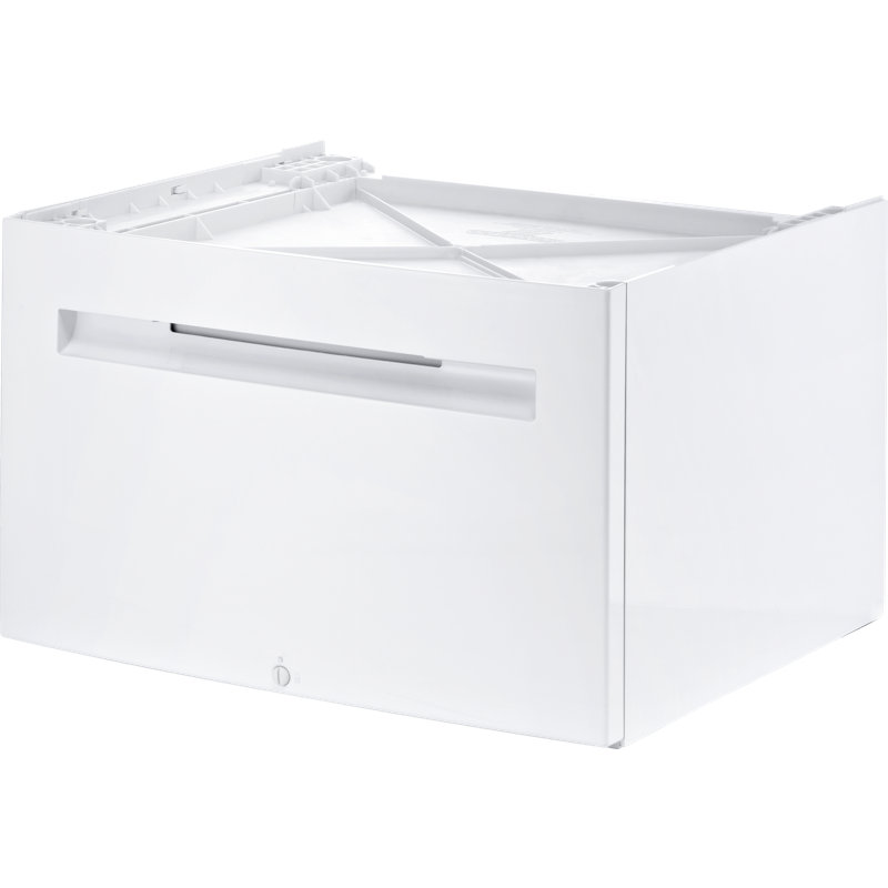 Washer Platform With Pull-Out, White