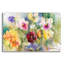 «Pansies Posing» par Annelein Beukenkamp, art mural en verre acrylique-513759855