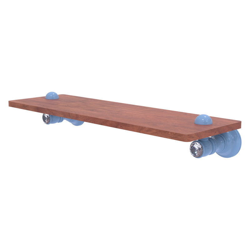 Tablette flottante Carolina, H 2,4 po x l 16 po x P 5,54 po, Bleu troll plat