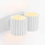 Aura Aluminium Flush Mounted Sconce-7287305-7287347-7287348